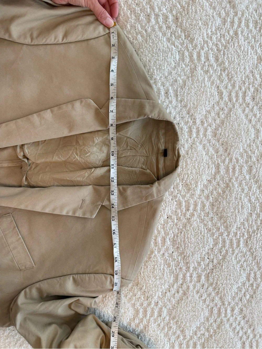 J. Crew Thompson Blazer Men’s Khaki Tan Cotton Casual Sports Coat Suit Jacket 46
